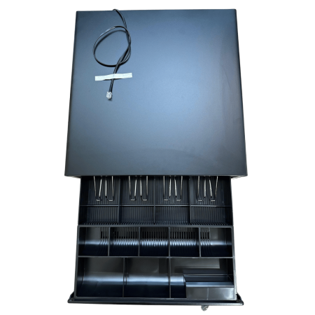 Sertar de bani - Sertar pentru bani Standard Large, compatibil cu case de marcat, negru