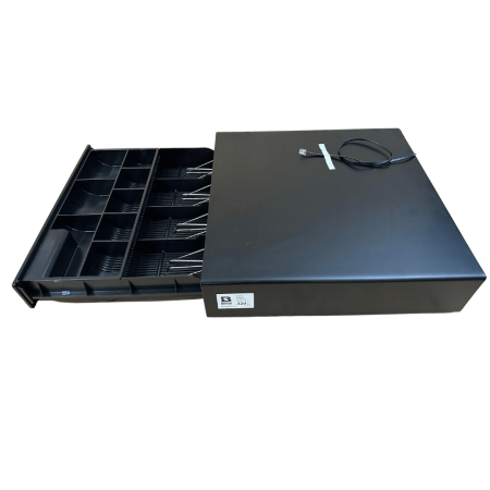 Sertar pentru bani Standard Large, compatibil cu case de marcat, negru [2]