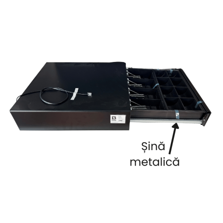 Sertar pentru bani Strong Large, compatibil cu case de marcat, negru [1]