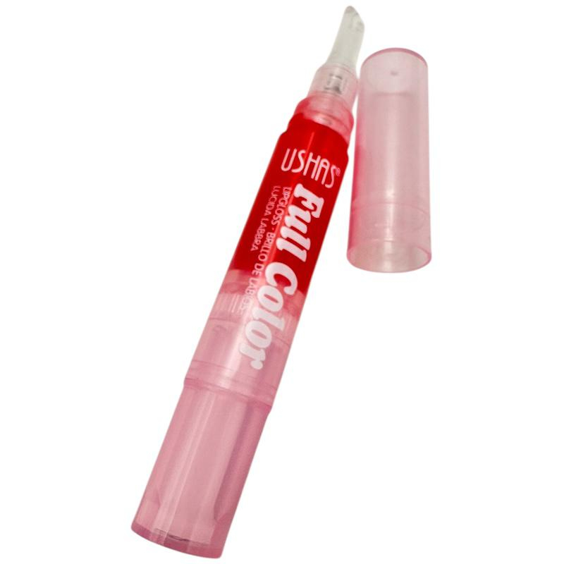 Gloss de buze roz Ushas Full color 06 - Luciu hidratant cu aplicator precis,  BaoBao [1]