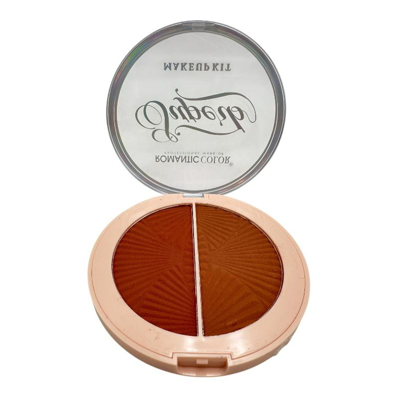 Blush Romantic Color A3, 10g – Fard de obraz in doua nuante pentru stralucire, BaoBao [1]