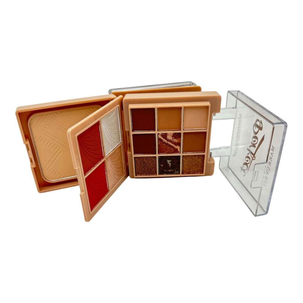 Paleta machiaj 9 culori Romantic Color B1 pudra si contouring – look complet cu nuante versatile, BAOBAO [1]