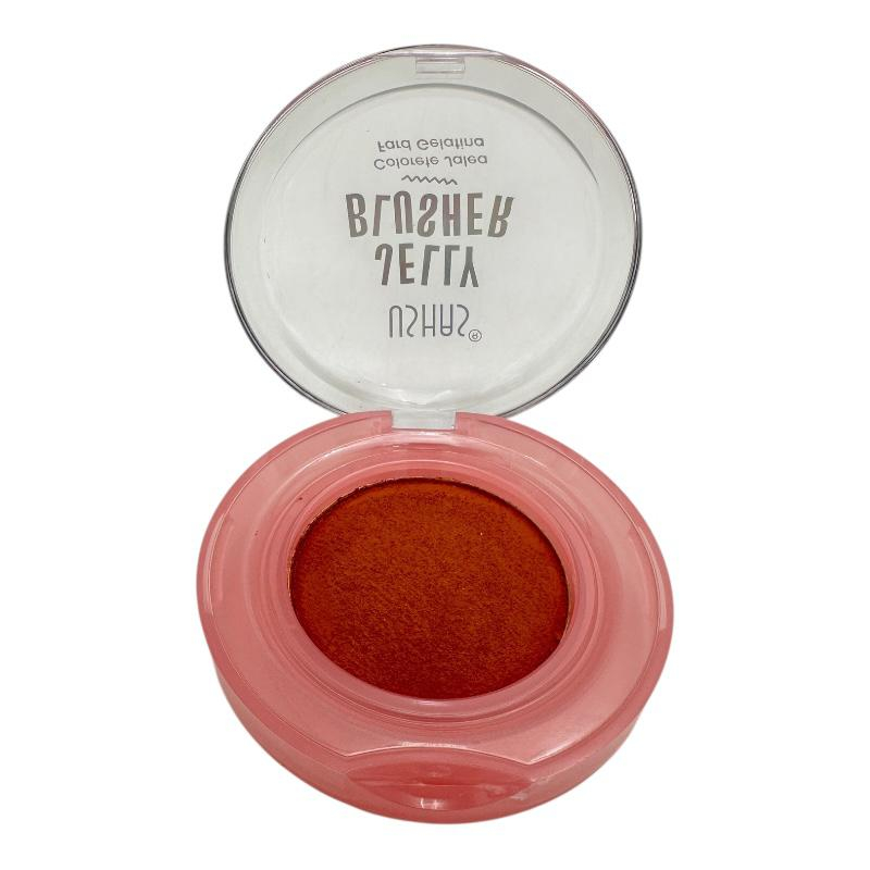 Blush USHAS Jelly Blusher 08, 4.8g – Pudra fina cu finish natural si rezistenta indelungata, BaoBao [2]