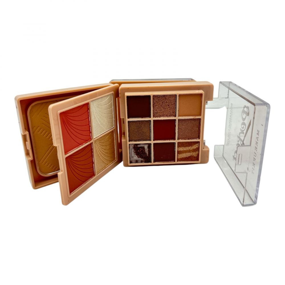 Paleta 9 culori  Romantic Color B3, pudra si contouring – machiaj complet pentru un ten sculptat si luminos, BAOBAO [1]
