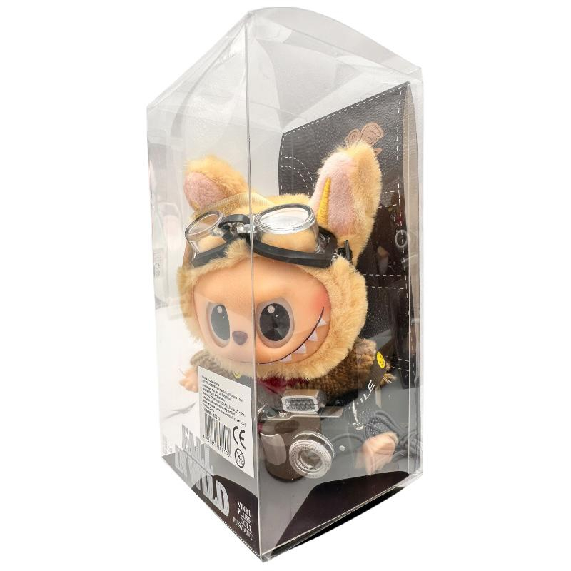 Plus Labubu fotograf cu ochelari si camera - figurina colectie haioasa din plus si vinil 18 cm BaoBao [3]