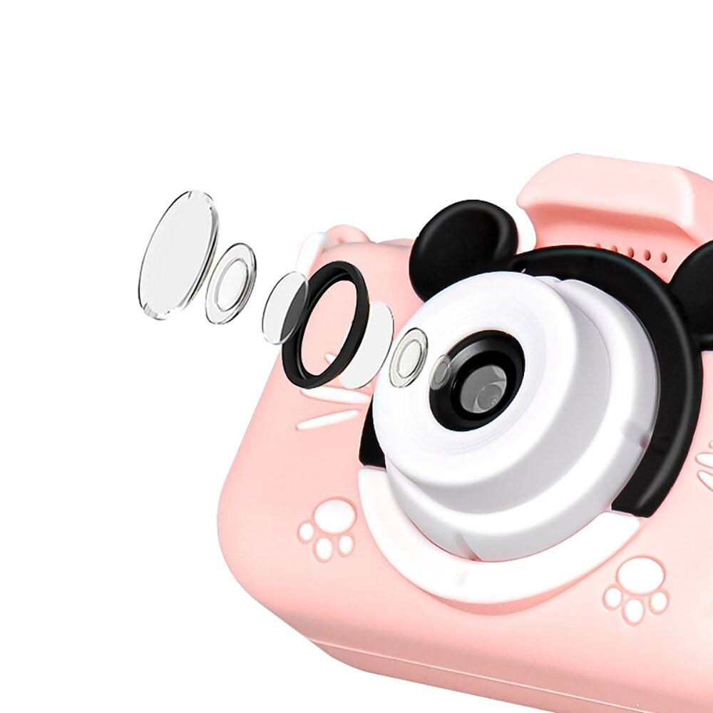 Aparat Foto Copii BaoBao 2MP Ecran 2Inch Jocuri Integrate Baterie 1000mAh Roz [2]