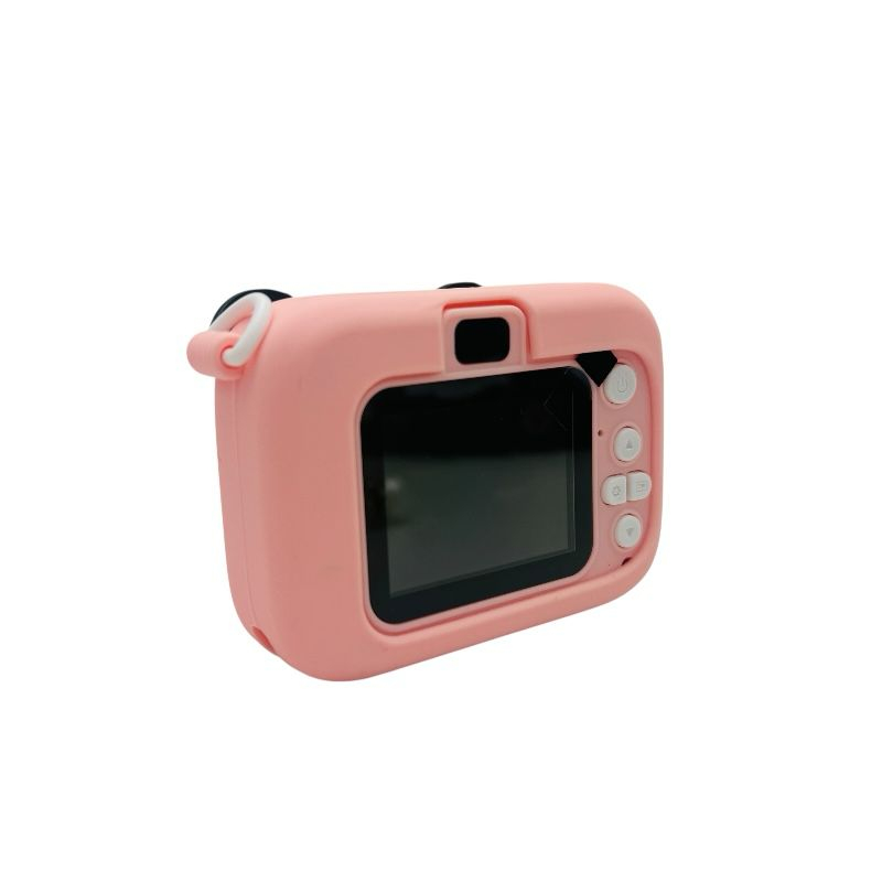 Aparat Foto Copii BaoBao Soricel Roz 2MP Ecran 2Inch Jocuri Baterie 1000mAh [2]