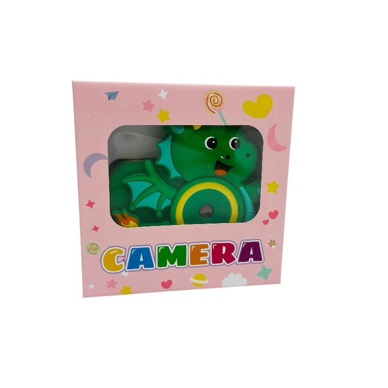 Aparat Foto Copii BaoBao Dinozaur verde 2MP Ecran 2Inch Jocuri Baterie 1000mAh [3]