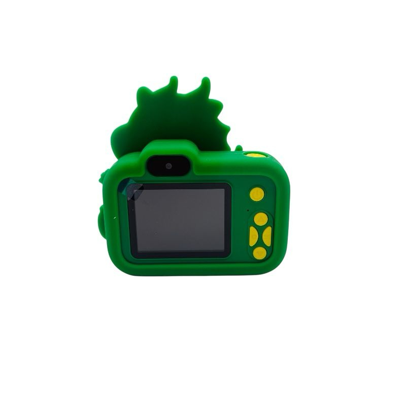 Aparat Foto Copii BaoBao Dinozaur verde 2MP Ecran 2Inch Jocuri Baterie 1000mAh [2]