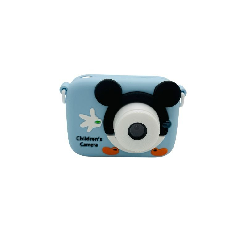Aparat Foto Copii BaoBao Soricel Albastru 2MP Ecran 2Inch Jocuri Baterie 1000mAh [1]