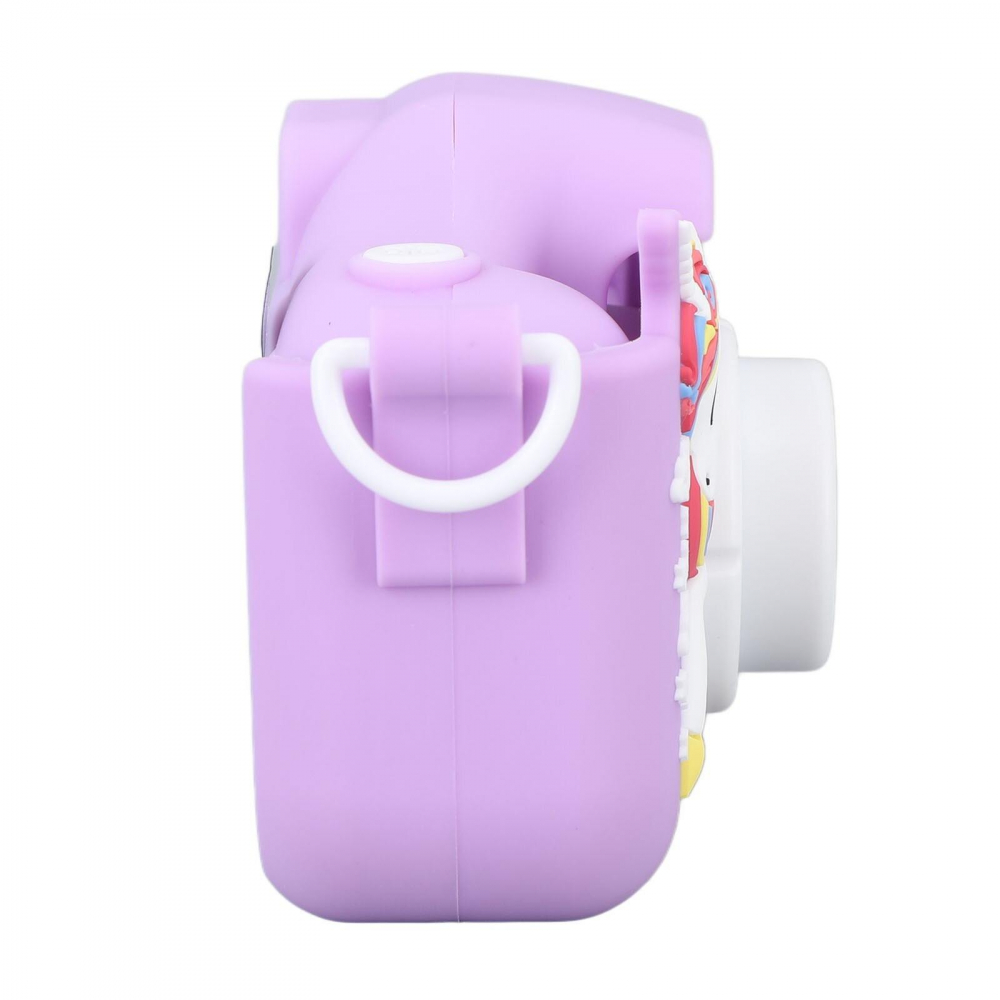 Aparat Foto Copii BaoBao Unicorn 2MP Ecran 2Inch Jocuri Baterie 1000mAh Mov [2]