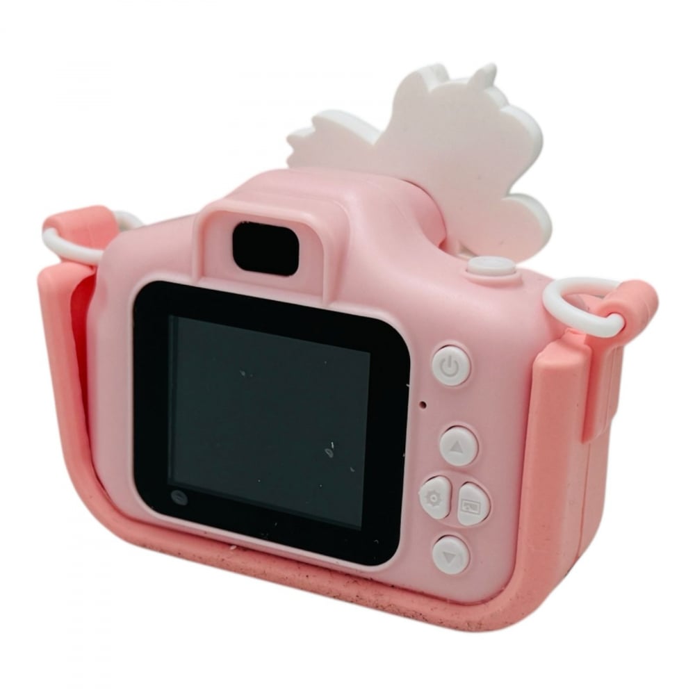Aparat Foto Copii BaoBao Unicorn HD Ecran 2Inch Jocuri Baterie 1000mAh Roz [2]
