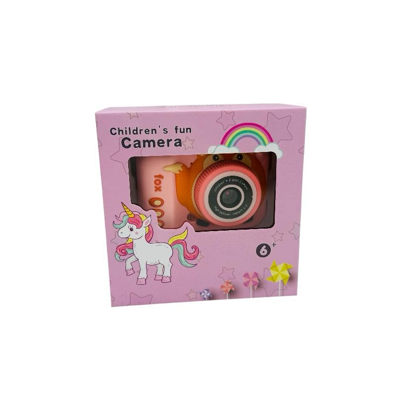Aparat Foto Copii BaoBao Vulpe ROZ HD Ecran 2Inch Jocuri Integrate Baterie 1000mAh [3]