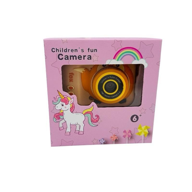 Aparat Foto Copii BaoBao Vulpe PORTOCALIU HD Ecran 2Inch Jocuri Integrate Baterie 1000mAh [2]