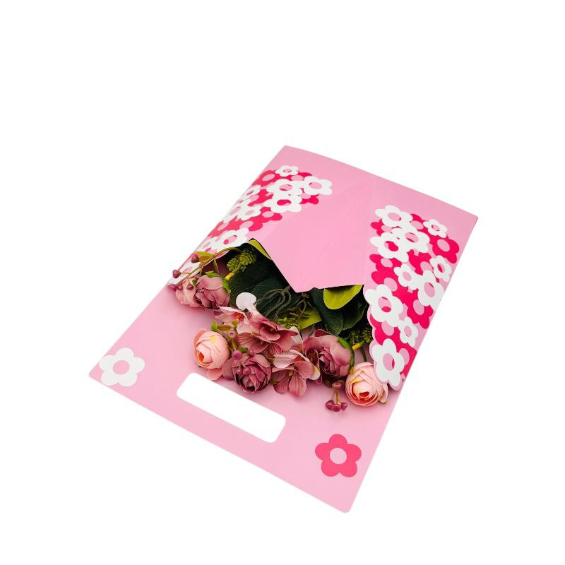 Aranjament floral deosebit cu buchet de bujori artificiali si bulbi, roz, 34×23 cm [2]
