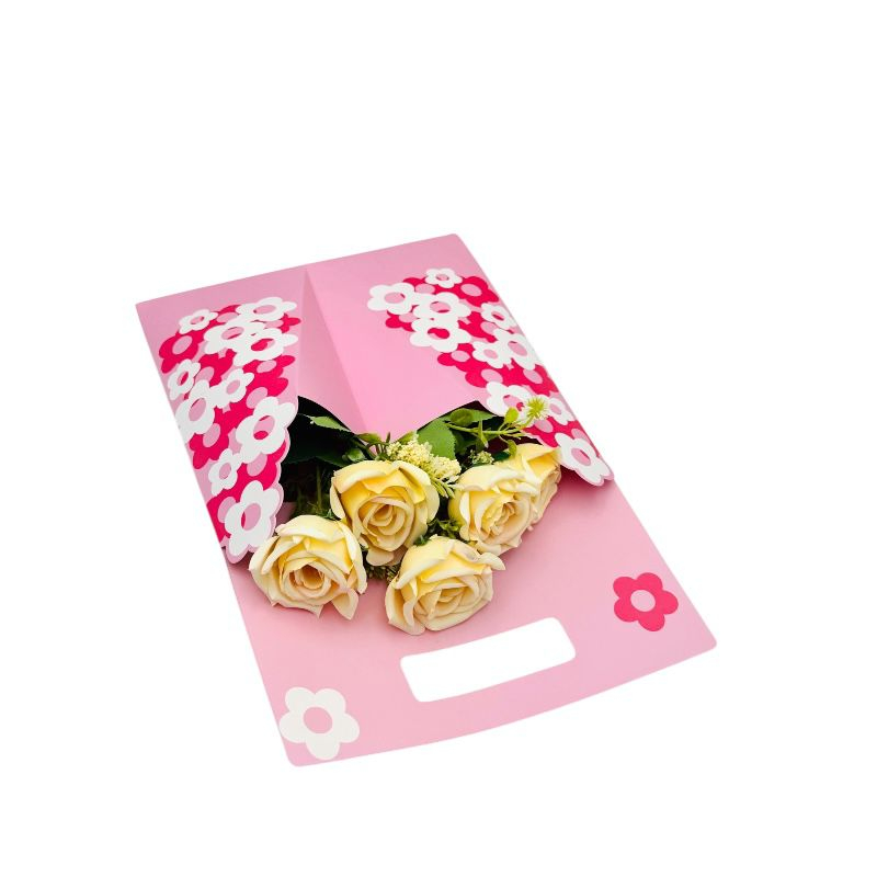 Aranjament floral deosebit cu buchet de trandafiri artificiali si boboci diversi, galben, 34×23 cm [3]