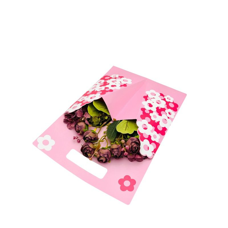 Aranjament floral deosebit cu buchet de bujori artificiali si bulbi, mov, 34×23 cm [2]
