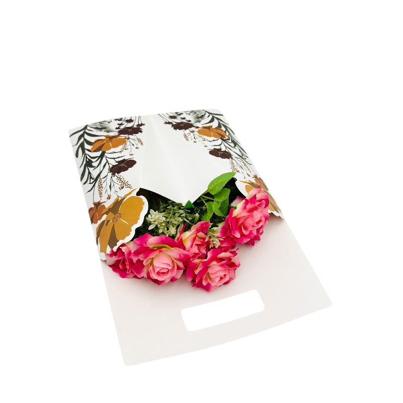 Aranjament floral deosebit cu buchet de trandafiri artificiali si boboci diversi, roz, 34×23 cm [3]