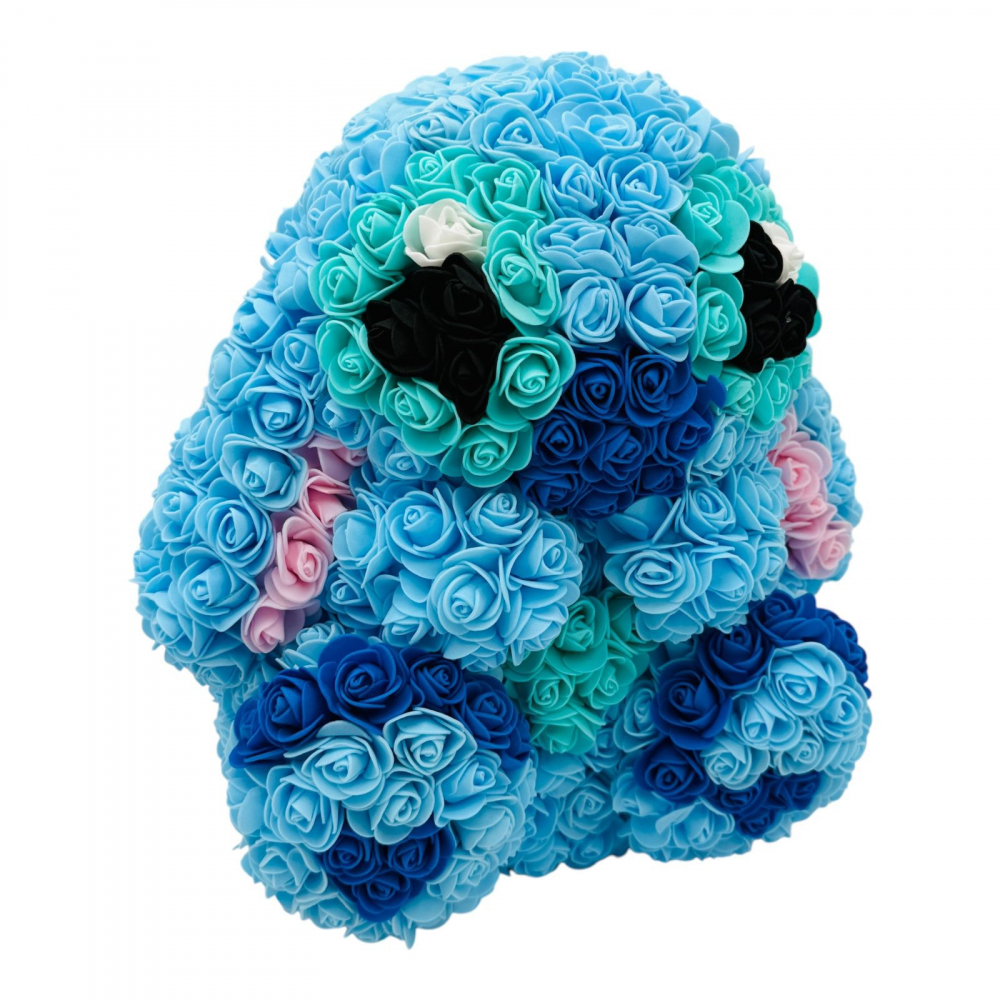 Aranjament floral Stitch din Săpun – Cadoul Amuzant și Colorat pentru Ocazii Speciale, 45 cm [3]