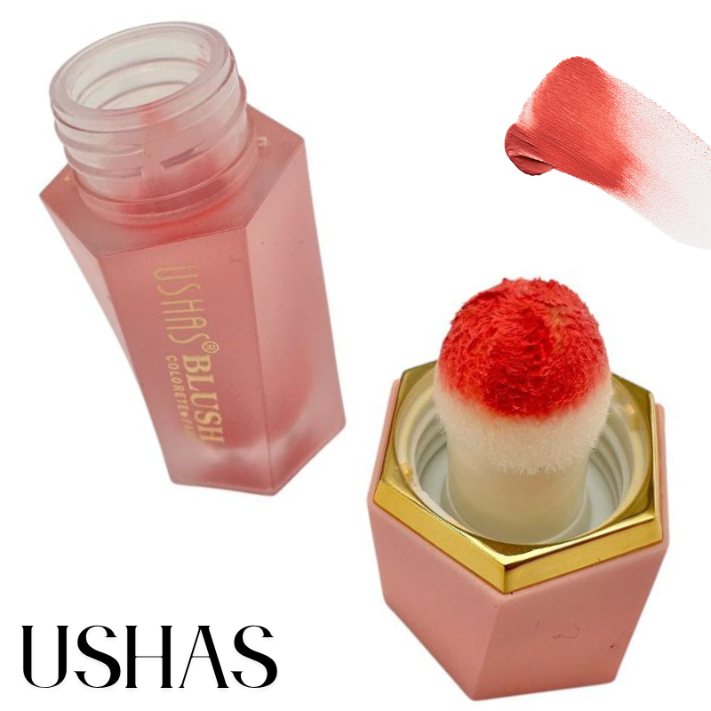 Blush Lichid Ushas 01, 4.7g – Fard de obraz lichid cu efect natural si textura usoara, BaoBao [1]