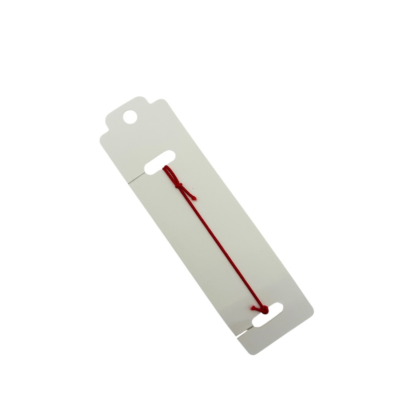 Bratara Martisor, Floare cu gargarita, snur rosu elastic, model 2025 [3]