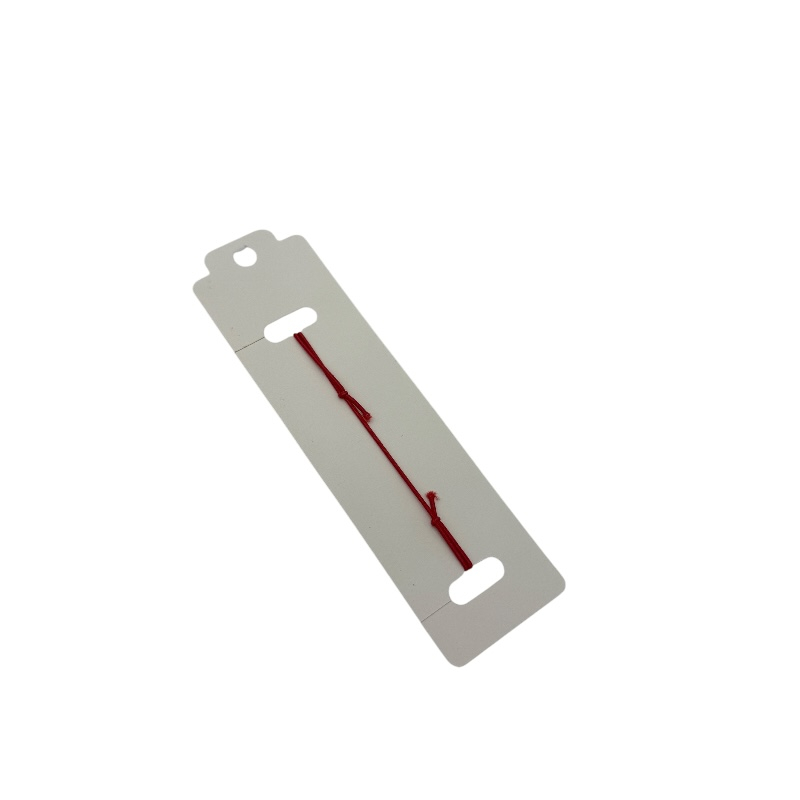 Bratara Martisor, Potcoava Norocoasa, snur rosu elastic, model 2025 [3]