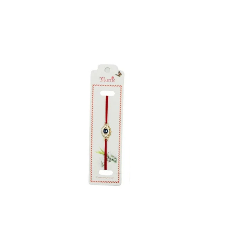 Bratara Martisor, Talisman Norocos, snur rosu elastic, model 2025 [3]
