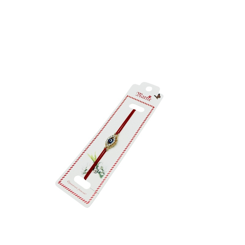Bratara Martisor, Talisman Norocos, snur rosu elastic, model 2025 [2]