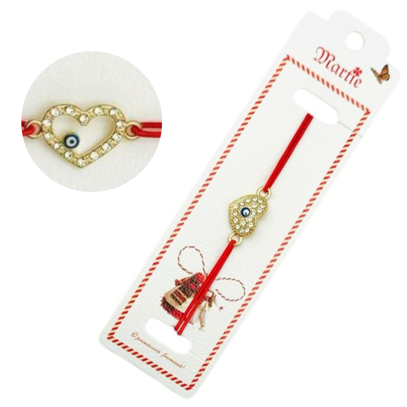 Bratara Martisor, True Love, snur rosu elastic, model 2025 [1]