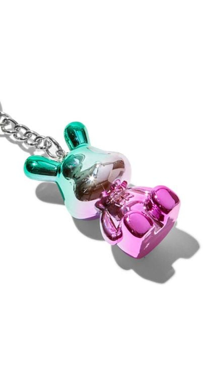 Breloc Accesoriu model Iepuras, culori metalice,   [3]