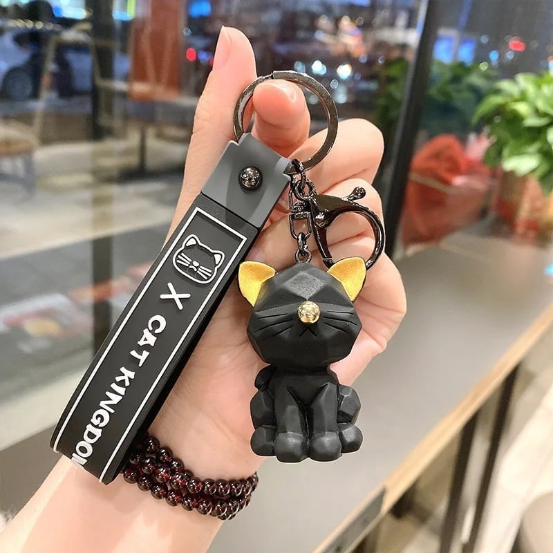 Breloc Accesoriudin Silicon cu Figurina pisicuța adorabila, diverse culori  [3]