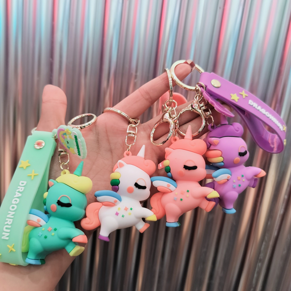 Brelocdin Silicon cu Figurine unicorn simpatic  [3]
