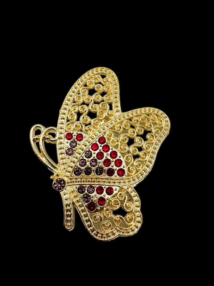 Set 10 Brosa Martisor, marime mare, Fluture Stilizat, editie 2025, 6×5cm [1]