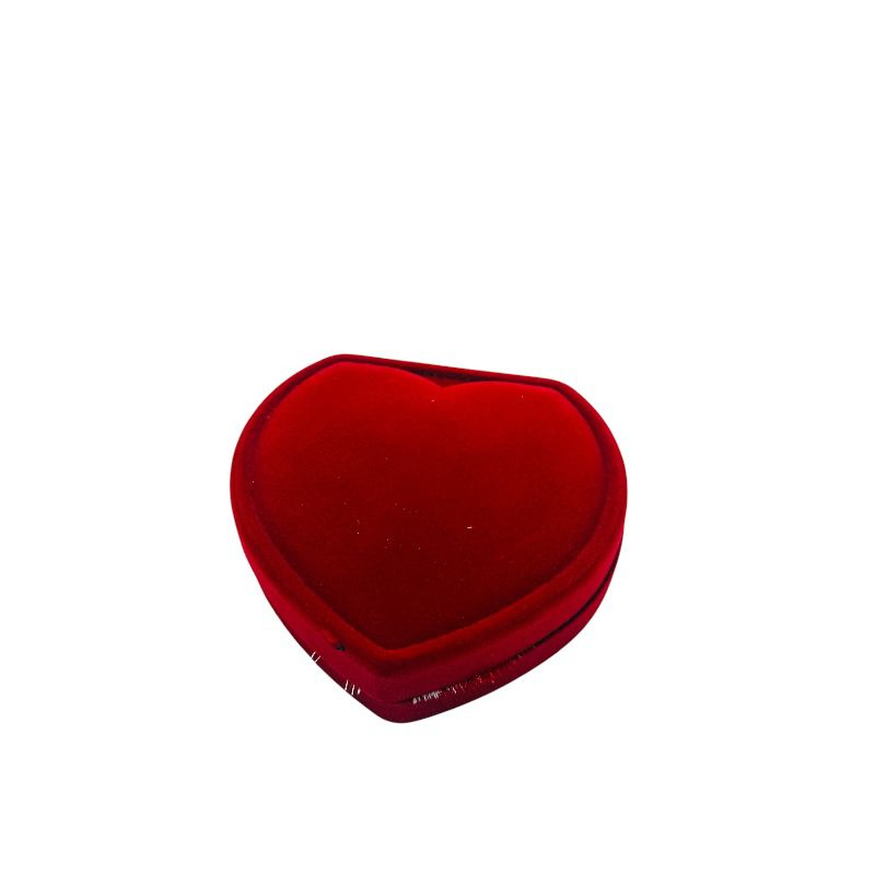 Brosa floricica de lux, sidefata cu pietre si ciucure pentru martisor, in cutie din catifea premium in forma de inima [3]