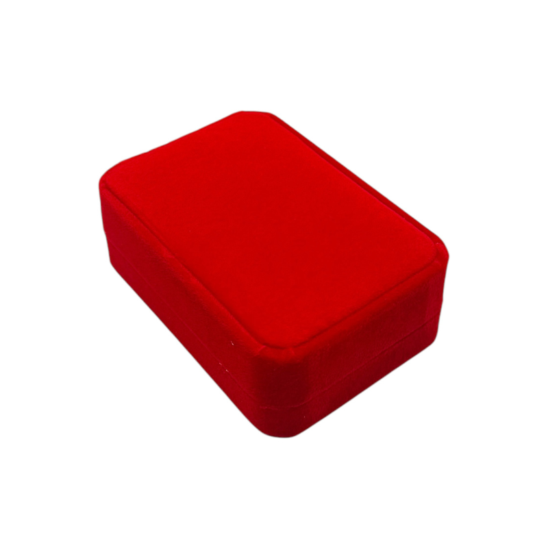 Brosa Trandafir argintiu de Lux cu pietre multicolore si Ciucure pentru Martisor, in Cutie din Catifea Premium [2]