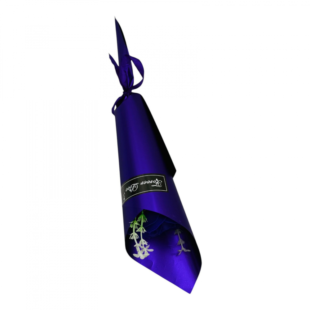 Buchet deosebit cu trandafir de sapun, Forever Love, 33cm [1]