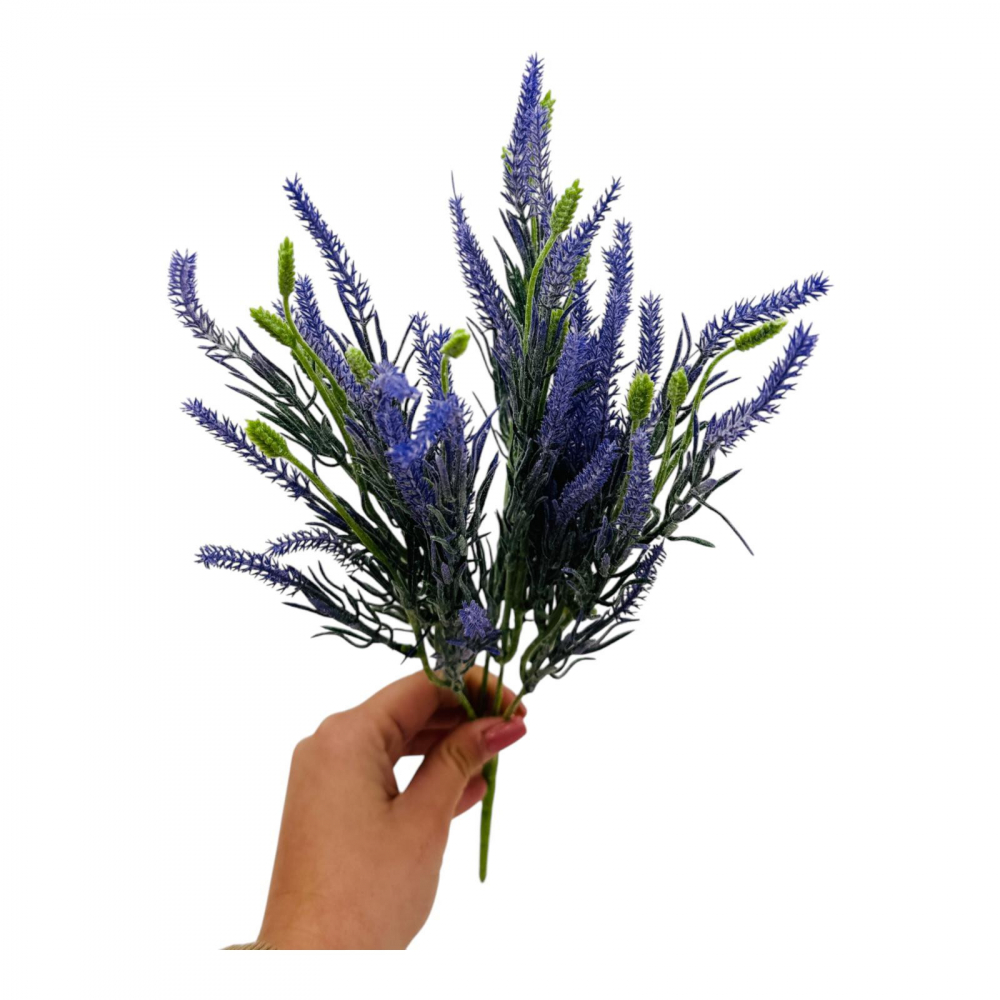 Buchet deosebit de Lavanda 5 crengute, un singur fir, 40 cm [2]