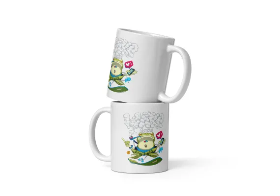 Cana ceramica cu ilustratie simbolica – Design inedit si expresiv – 330 ml [1]