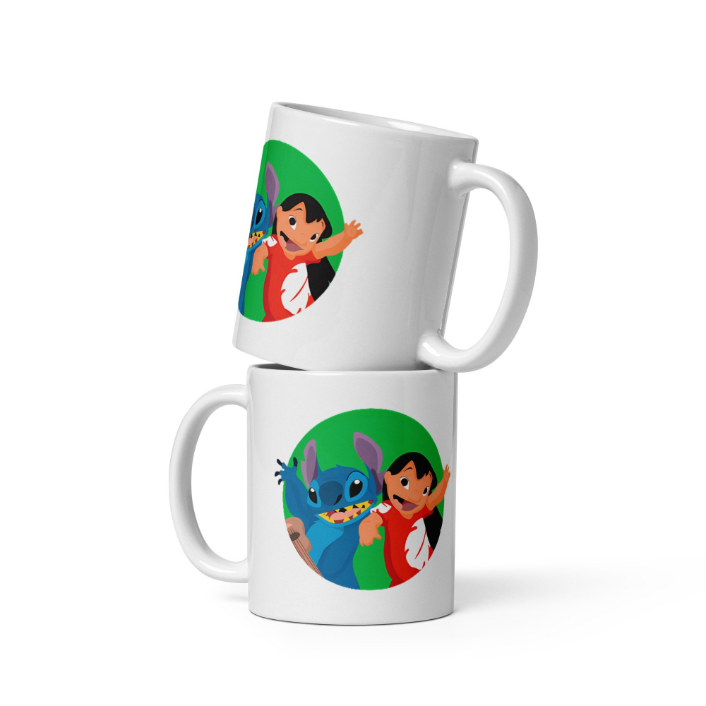 Cana ceramica cu ilustratie simbolica – Design inedit si expresiv – 330 ml [2]