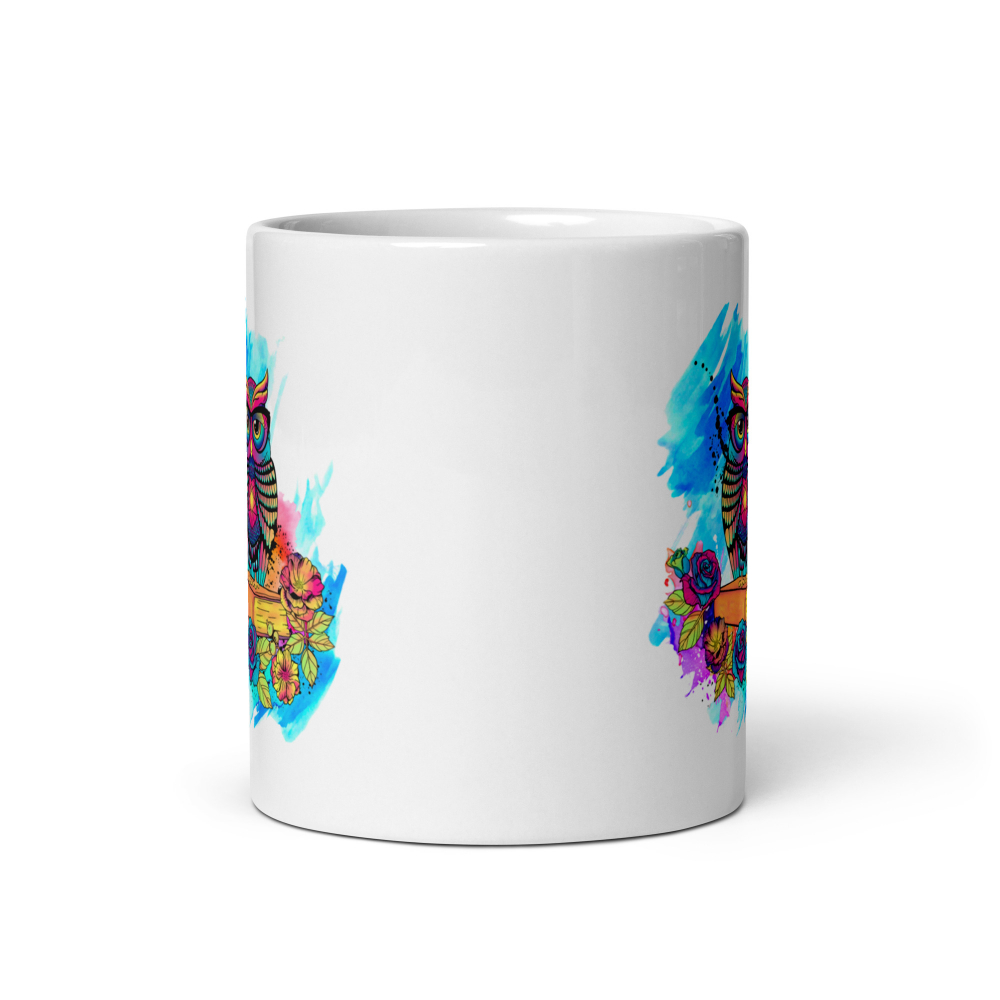 Cana ceramica cu ilustratie simbolica – Design inedit si expresiv – 330 ml [5]
