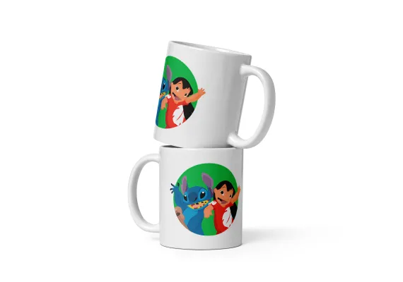 Cana ceramica cu ilustratie simbolica – Design inedit si expresiv – 330 ml [1]