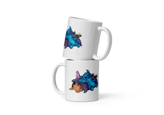 Cana ceramica cu ilustratie simbolica – Design inedit si expresiv – 330 ml [1]