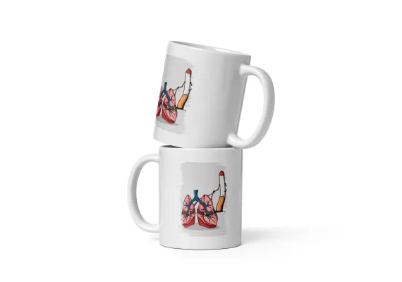 Cana ceramica cu ilustratie simbolica – Design inedit si expresiv – 330 ml [1]
