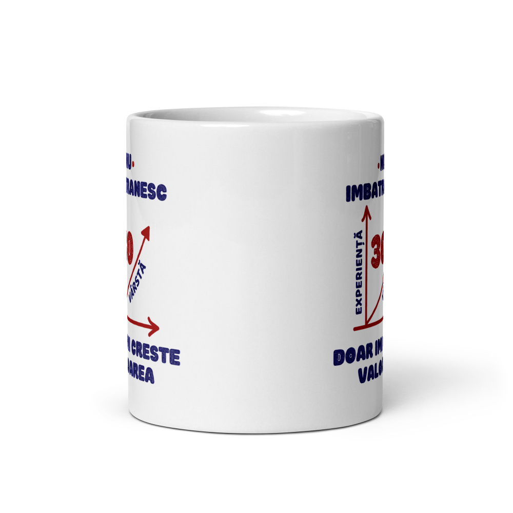 Cana ceramica cu mesaj motivational – Valoarea creste in timp – 330 ml  [5]