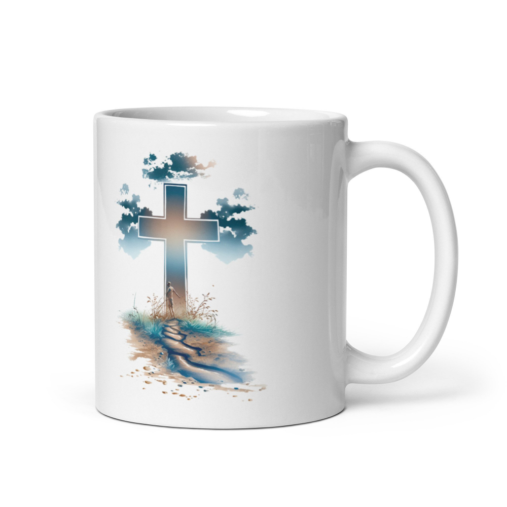 Cana ceramică cu simbol al credinței – Cadou special – 330 ml  [4]