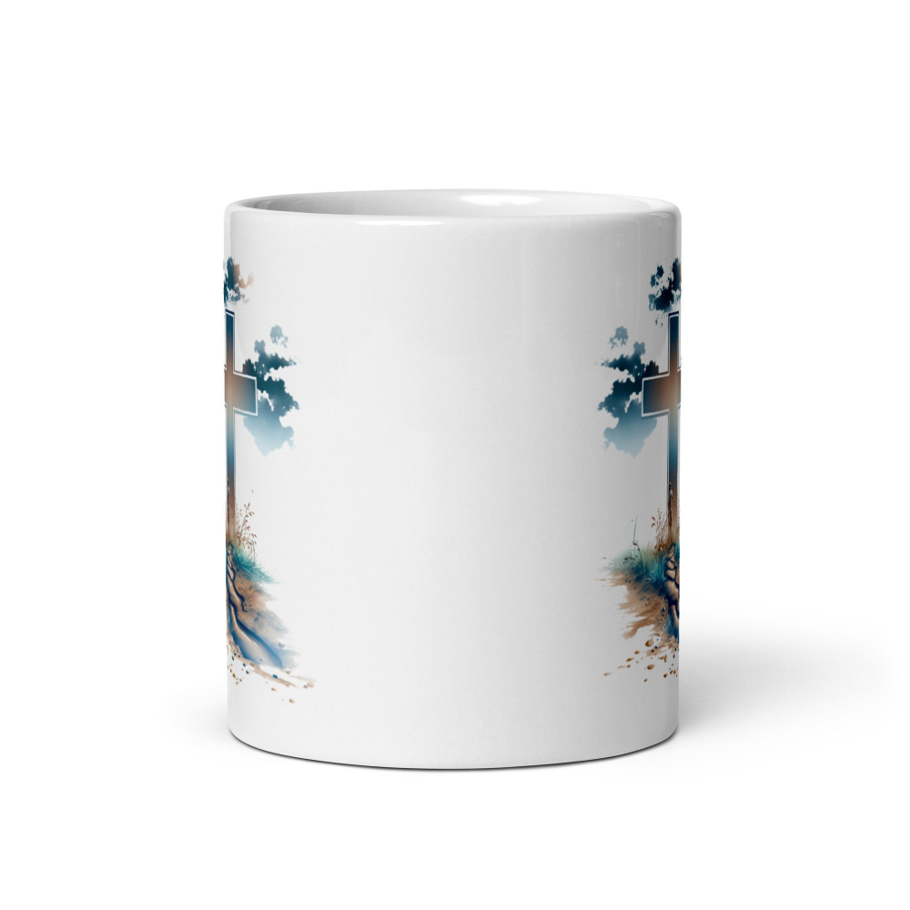 Cana ceramică cu simbol al credinței – Cadou special – 330 ml  [5]