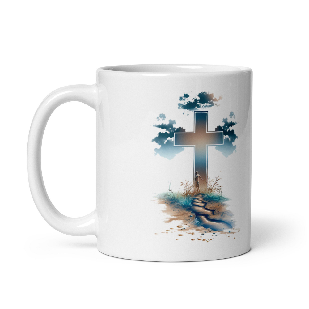 Cana ceramică cu simbol al credinței – Cadou special – 330 ml  [3]