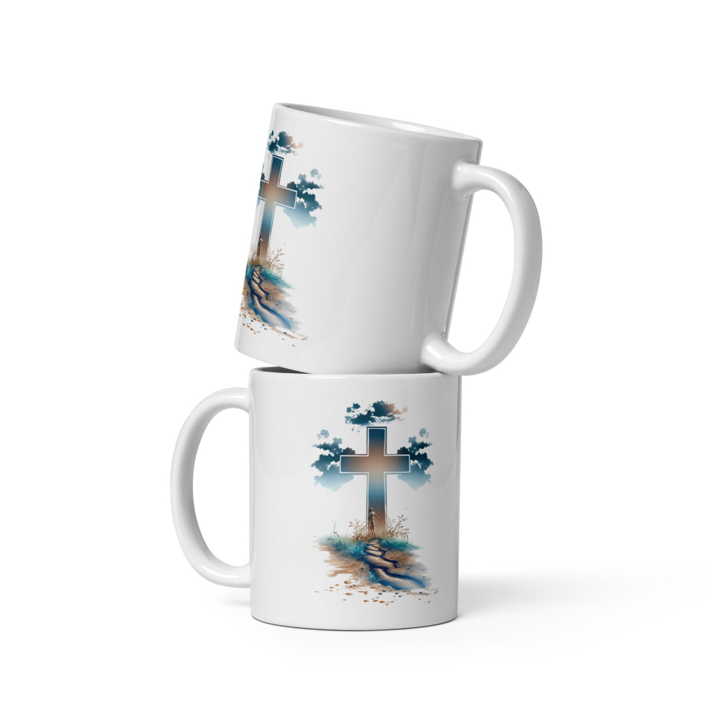 Cana ceramică cu simbol al credinței – Cadou special – 330 ml  [2]