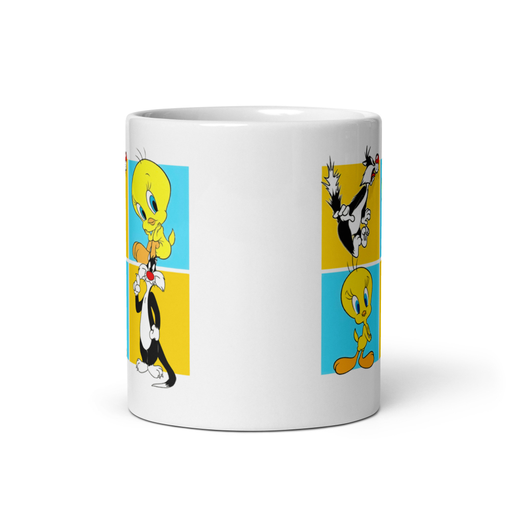 Cana ceramica model cu animalute nazdravane  – Cadou special – 330 ml  [5]
