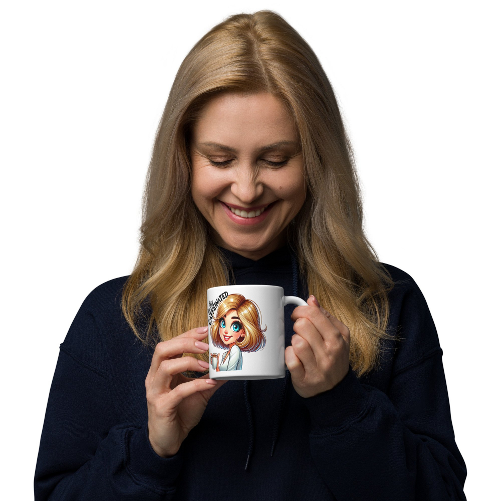 Cana cu Doua Fete, 330 ml, ceramica – Starea sincera dinainte și de după cafea,  [3]